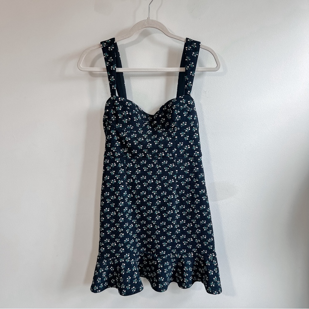 Anthropologie Hutch Ditsy Floral Corset Dress